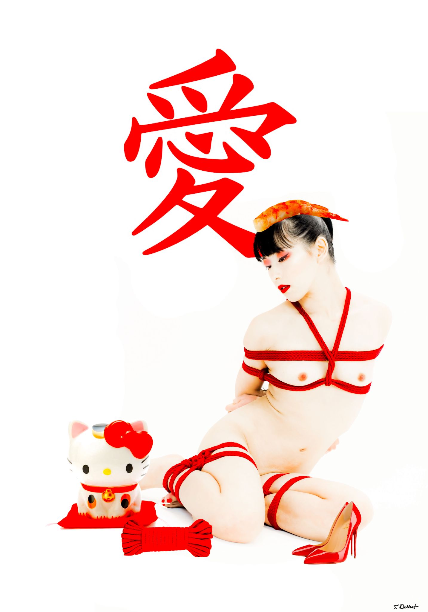 Small. Japenese Love 70 x 100  best